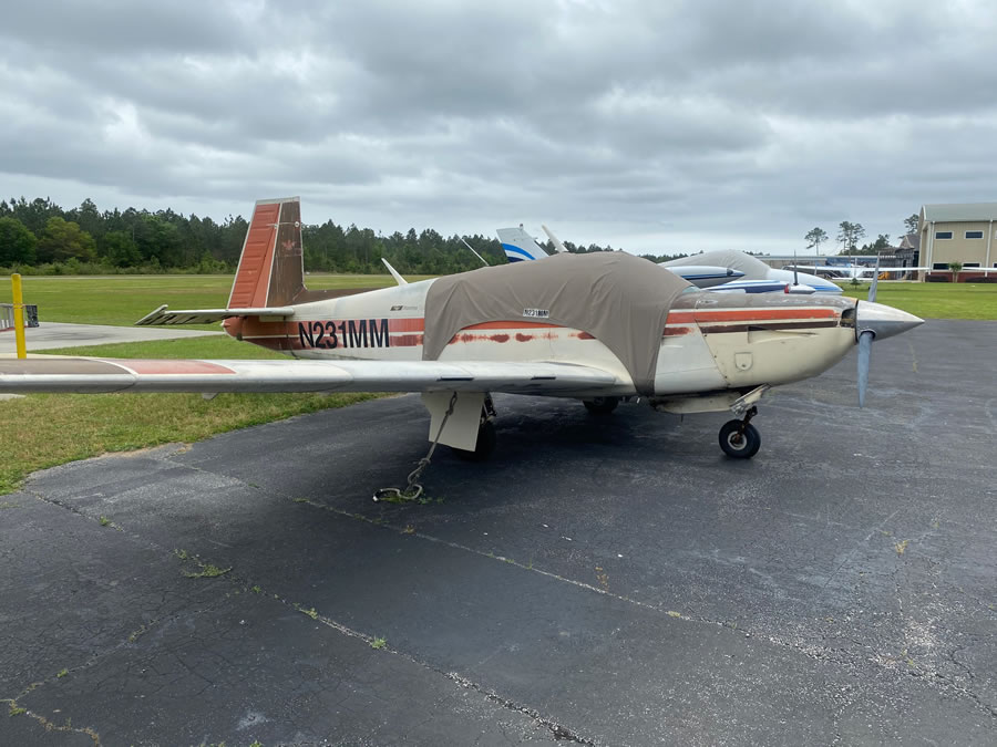 1979 Mooney M20K-231 (Salvage condition-Hurricane Damage)